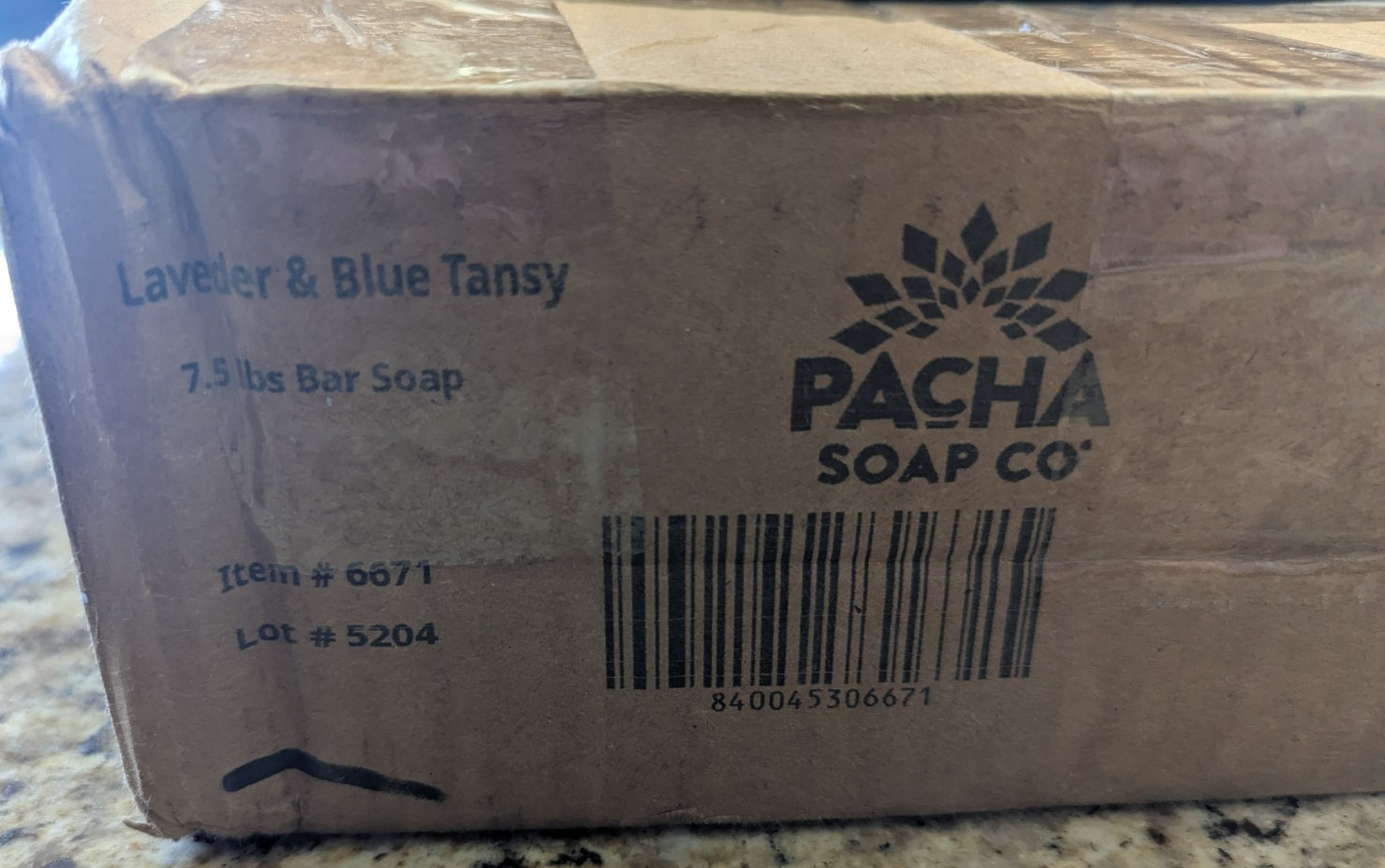 Pacha Soap Co. 2 Pack Lavender & Blue Tansy Bar Soap Hand Crafted 4 oz each