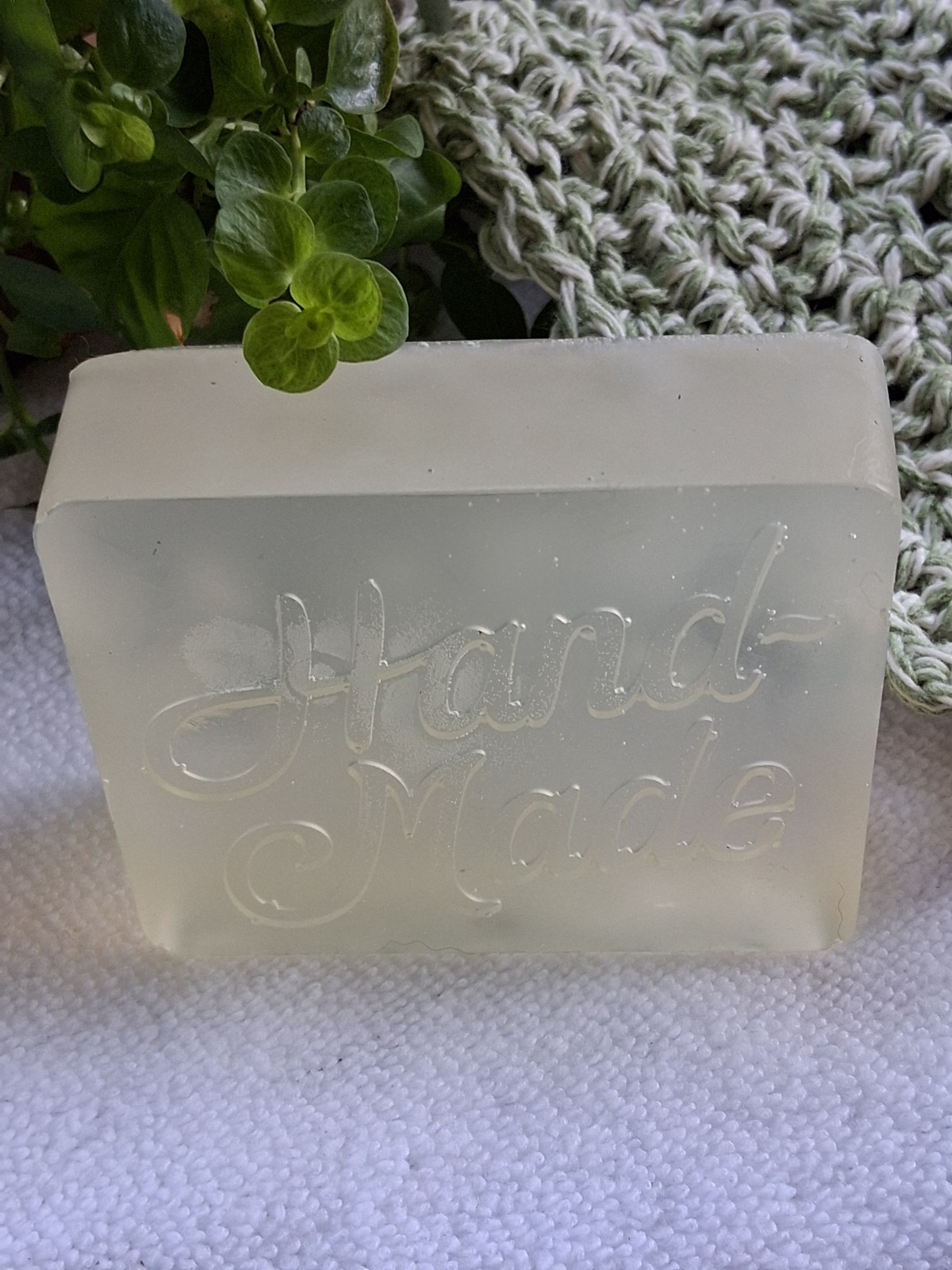 OLIVE OIL & ALOE VERA HANDMADE BODY SOAP UNSCENTED, NO COLOR ADDED