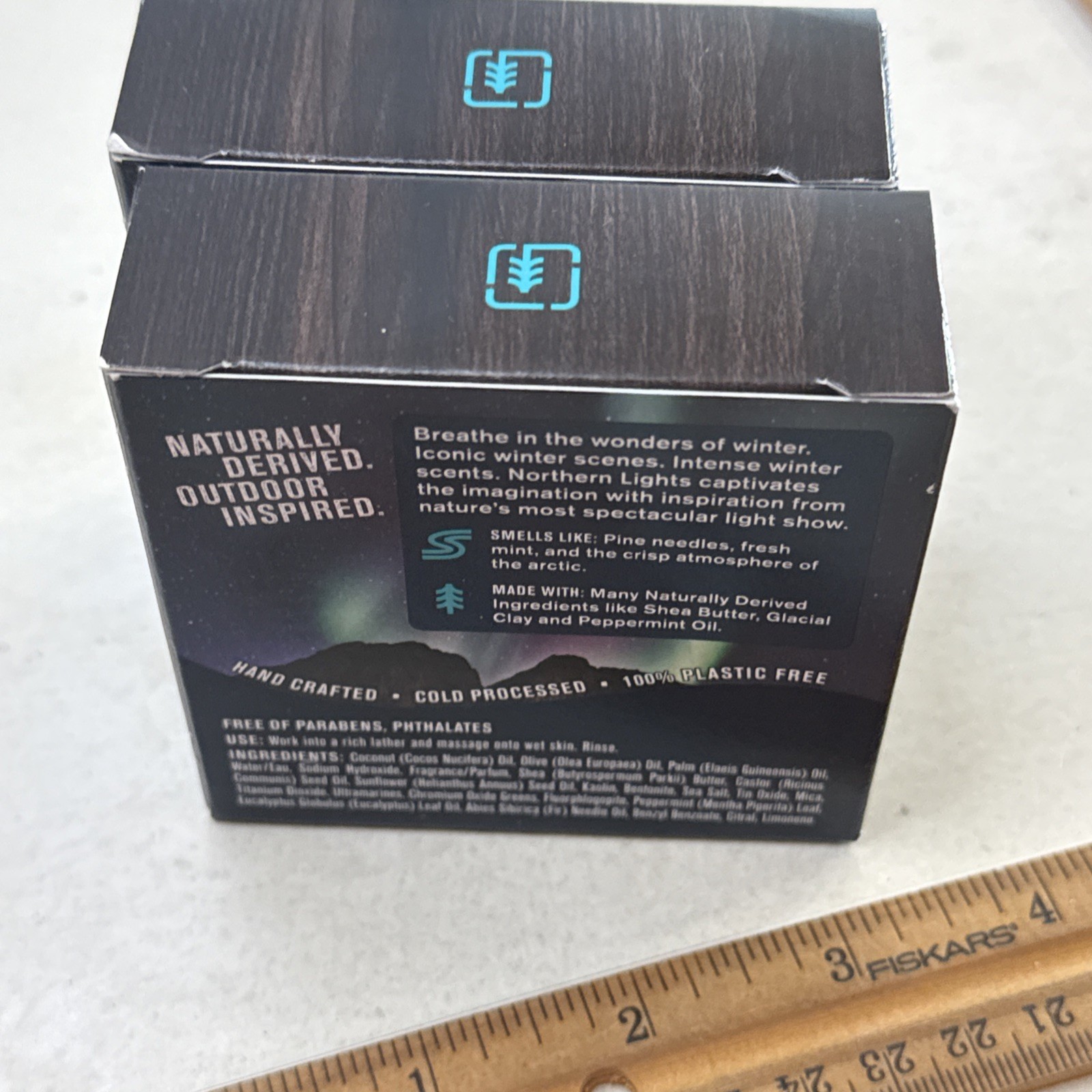 2x Every Man Jack NORTHERN LIGHTS Bar Soap Glacial Clay Peppermint Masculine Lot
