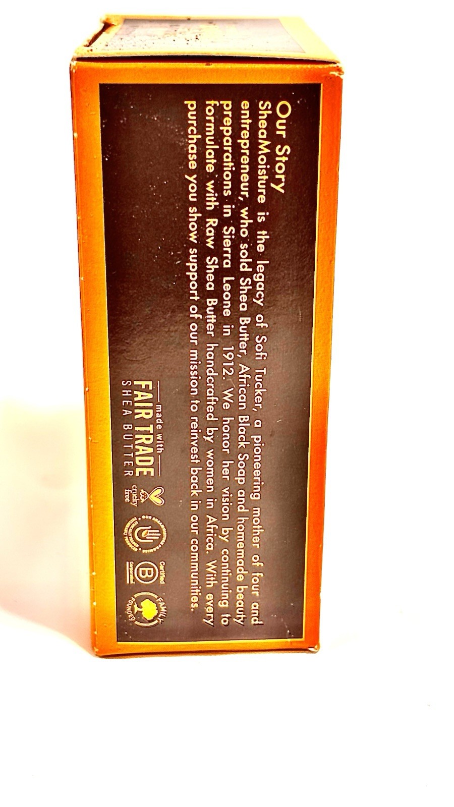Shea Moisture African Black Soap Eczema Therapy Bar Soap 5 OZ NEW