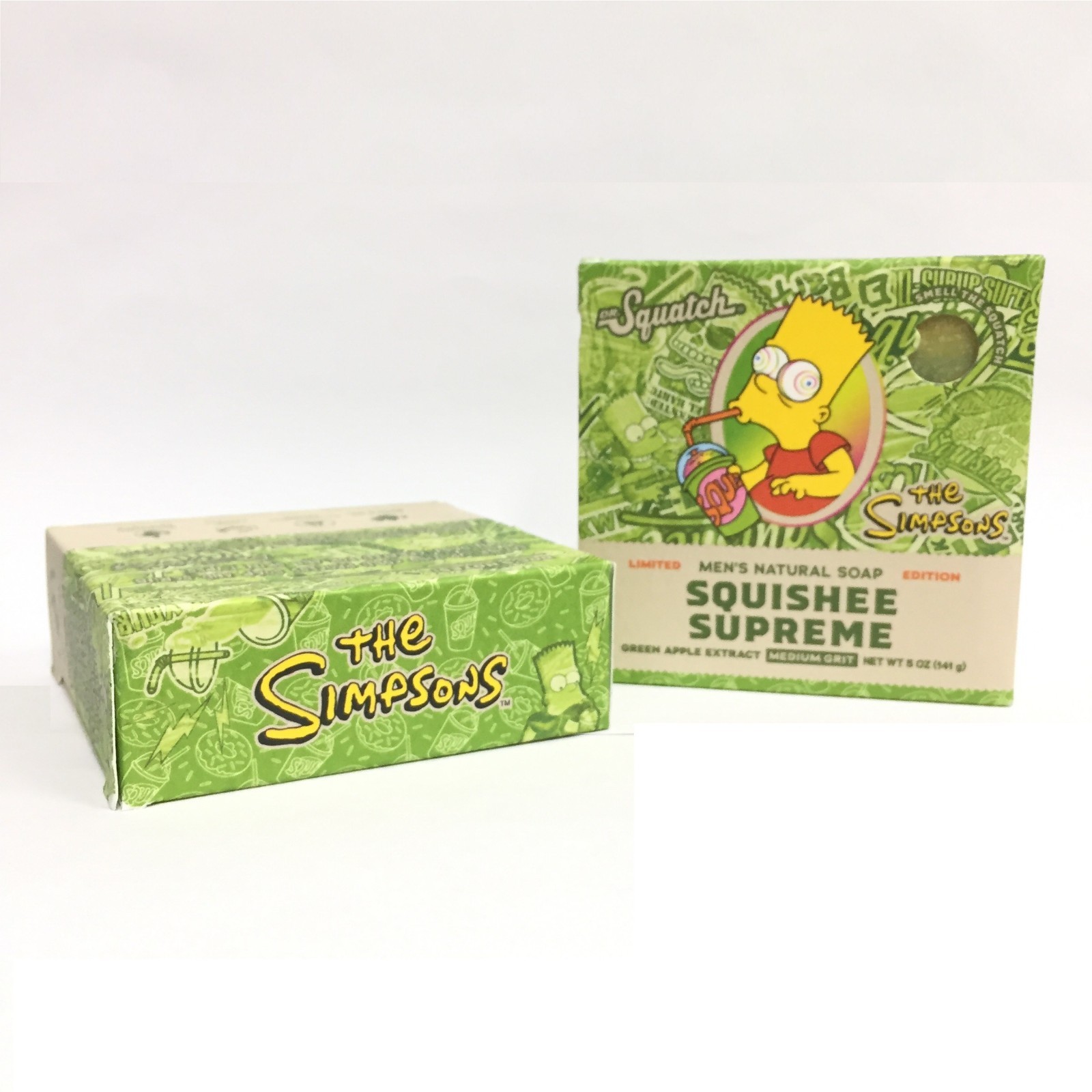 (2 PACK) Dr. Squatch Men’s Natural Soap – Squishee Supreme/The Simpsons, 5 oz