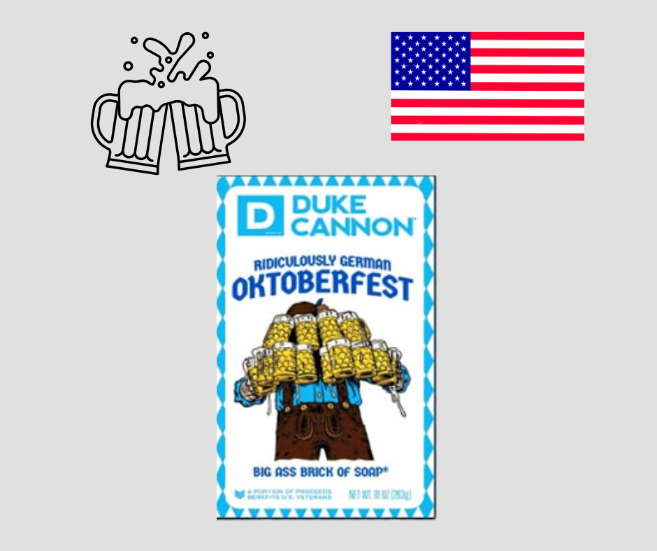 Duke Cannon Oktoberfest Big Ass Brick of Soap Ltd Ed German Men Benefit Vets