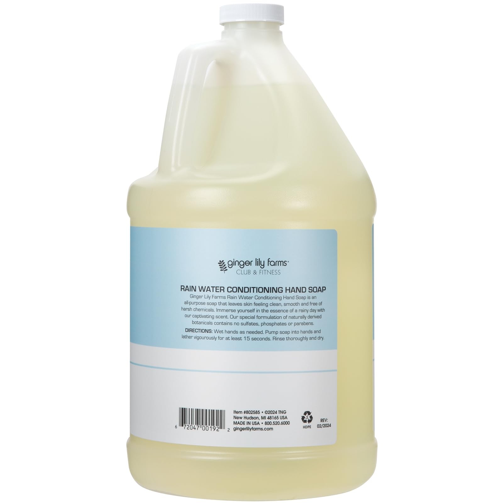 Ginger Lily Farms Club & Fitness Conditioning Liquid 128 Fl Oz (Pack of 1)