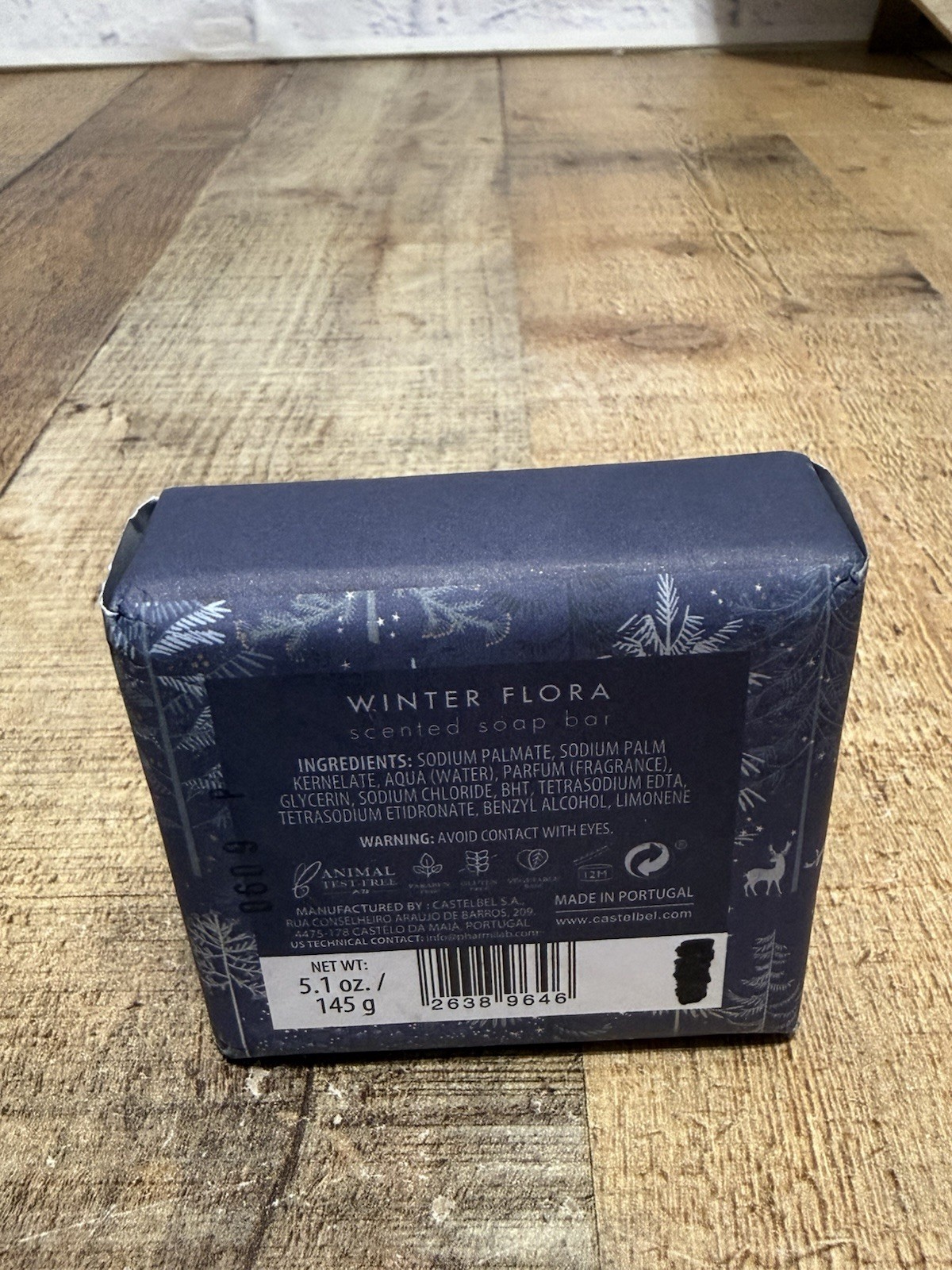 World Market exclusive Castelbel Luxe Seal Bar Soap winter flora New – wax seal