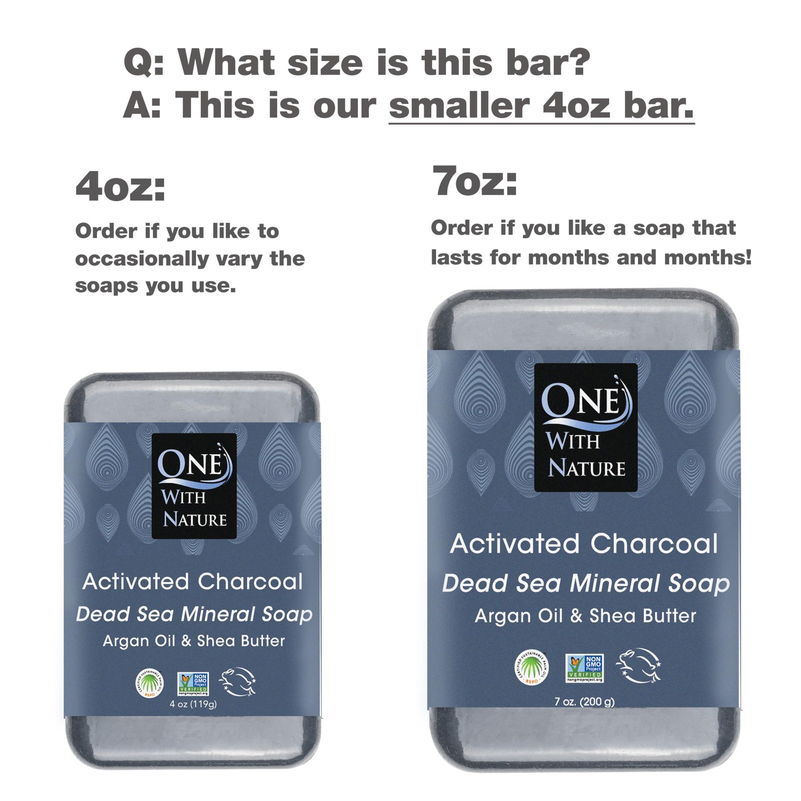 Activated Charcoal Soap 4oz 3-Pack – Detoxifying and Exfoliating Charcoal Soa…