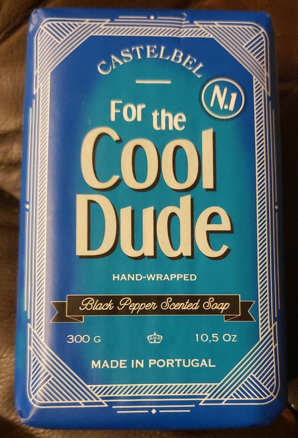 Castelbel BLACK PEPPER Cool Dude Mens Fragranced Bar Soap Body Wash 10.5 oz