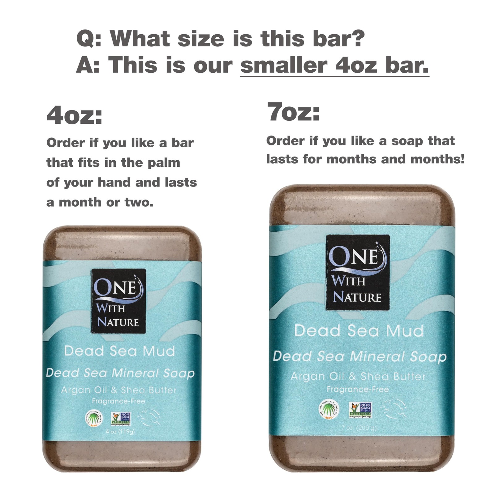 One With Nature Dead Sea Mud Soap 4oz 3-Pack – 4 Ounce (Pack of 3),