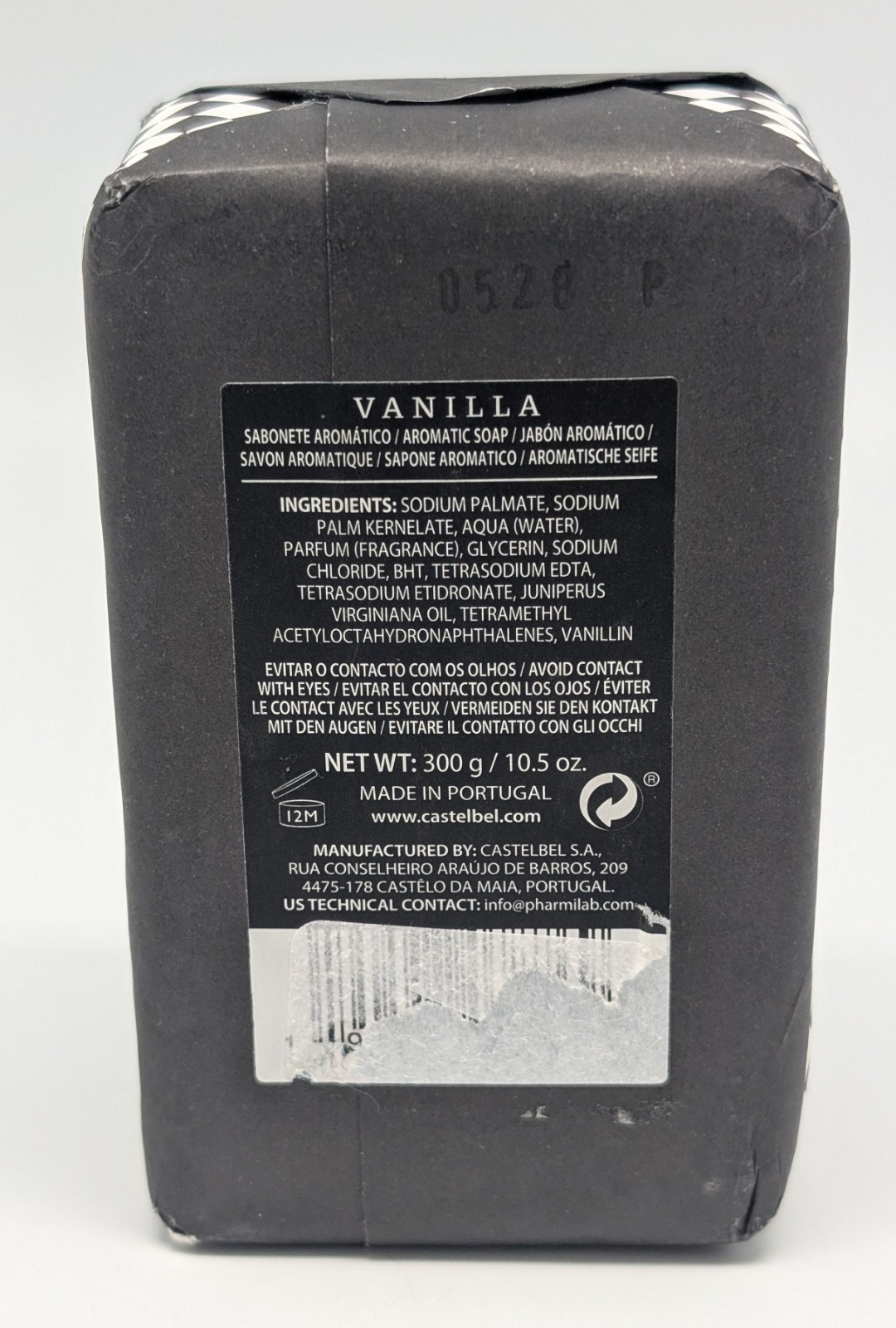 NEW Castelbel Sweet Vanilla Flower Bar Soap 10.5 oz Made in PORTUGAL