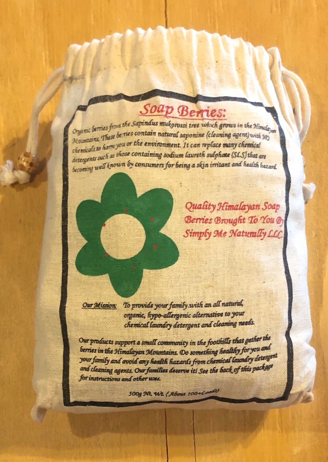 Dried, Organic Himalayan Soap Berries – Natural cleaning agent & detergent, 1lb