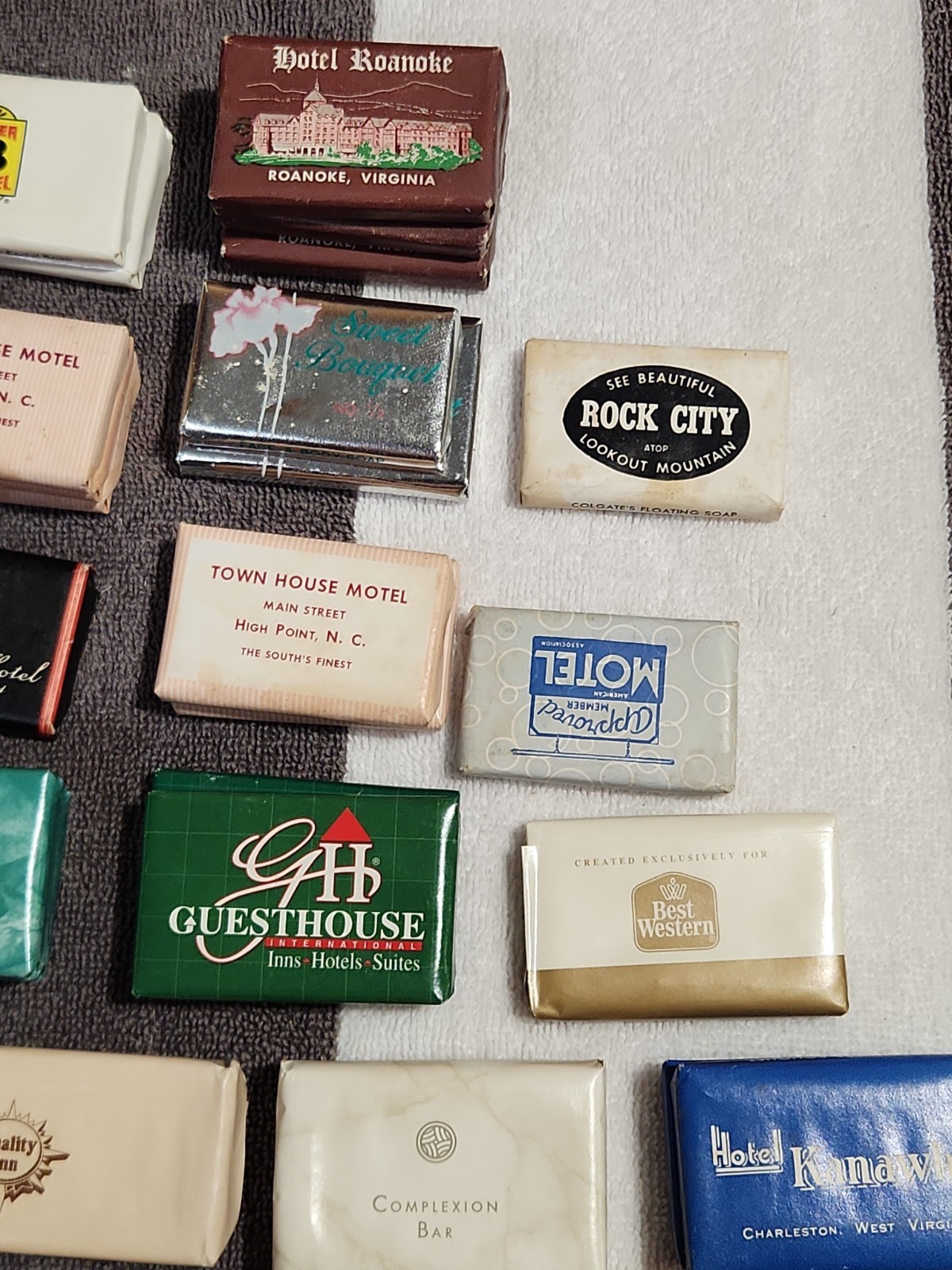 Lot of 62 Luxury Hotel Resort Travel Size Fine Mini Bar Soaps Sealed Vintage