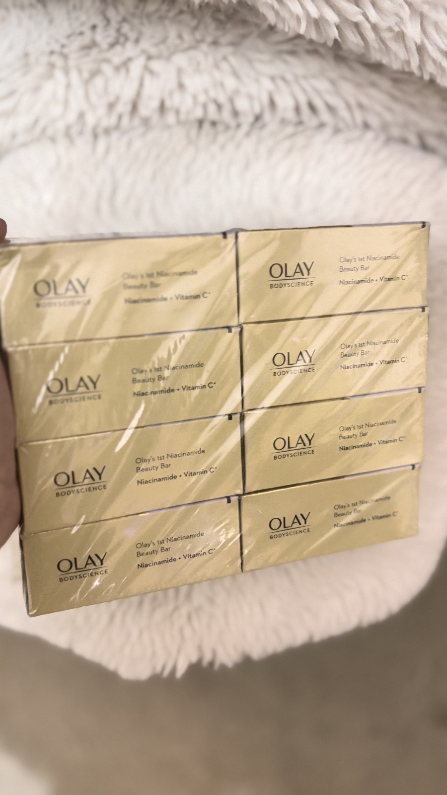Olay Body Science Soap B3 and Vitamin C Niacinamide Beauty Bar 8 soap bars