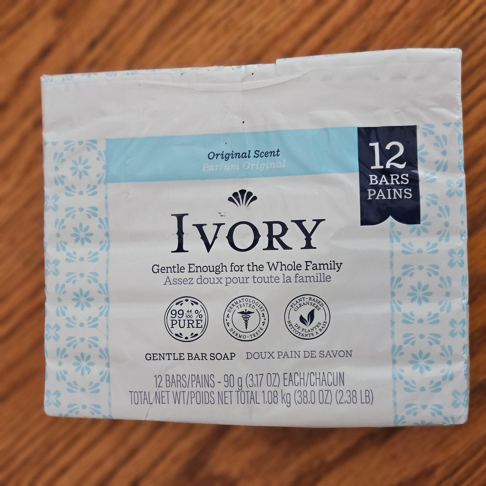 Ivory Gentle Bar Soap Original Scent 12 Bar Multipack New w/ Outer Wrapper Tear