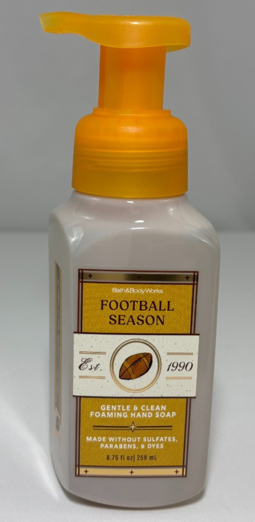 2 PACK Bath & Body Works FOOTBALL SEASON Gentle Foaming Hand Soap 8.75 oz