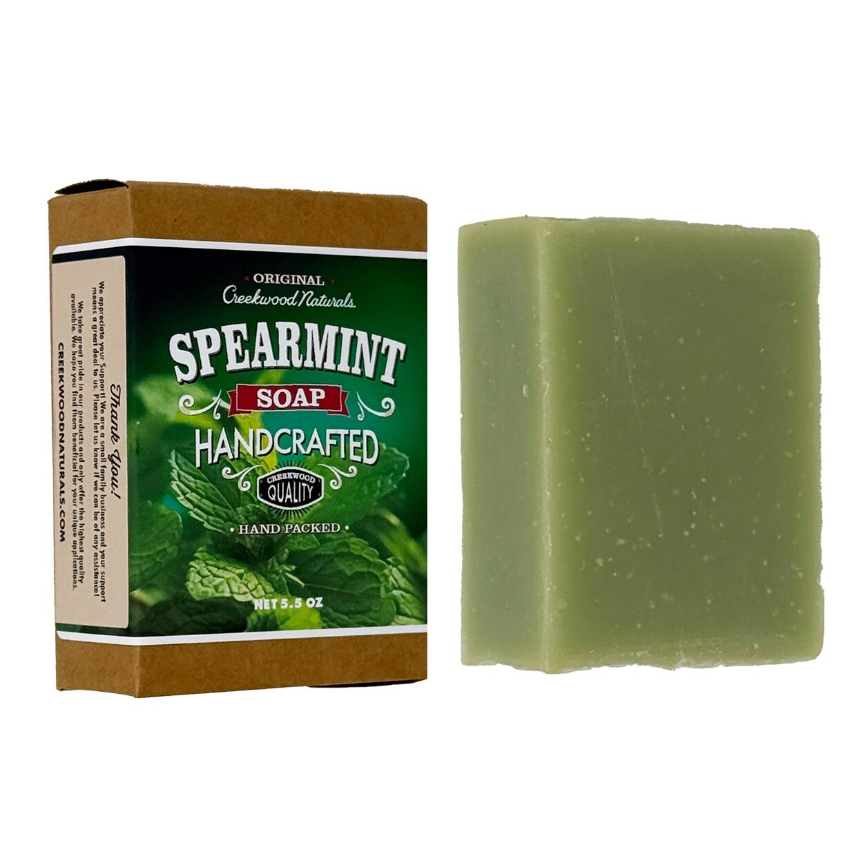 Handmade Spearmint Soap Bar – American Made All Natural Soap