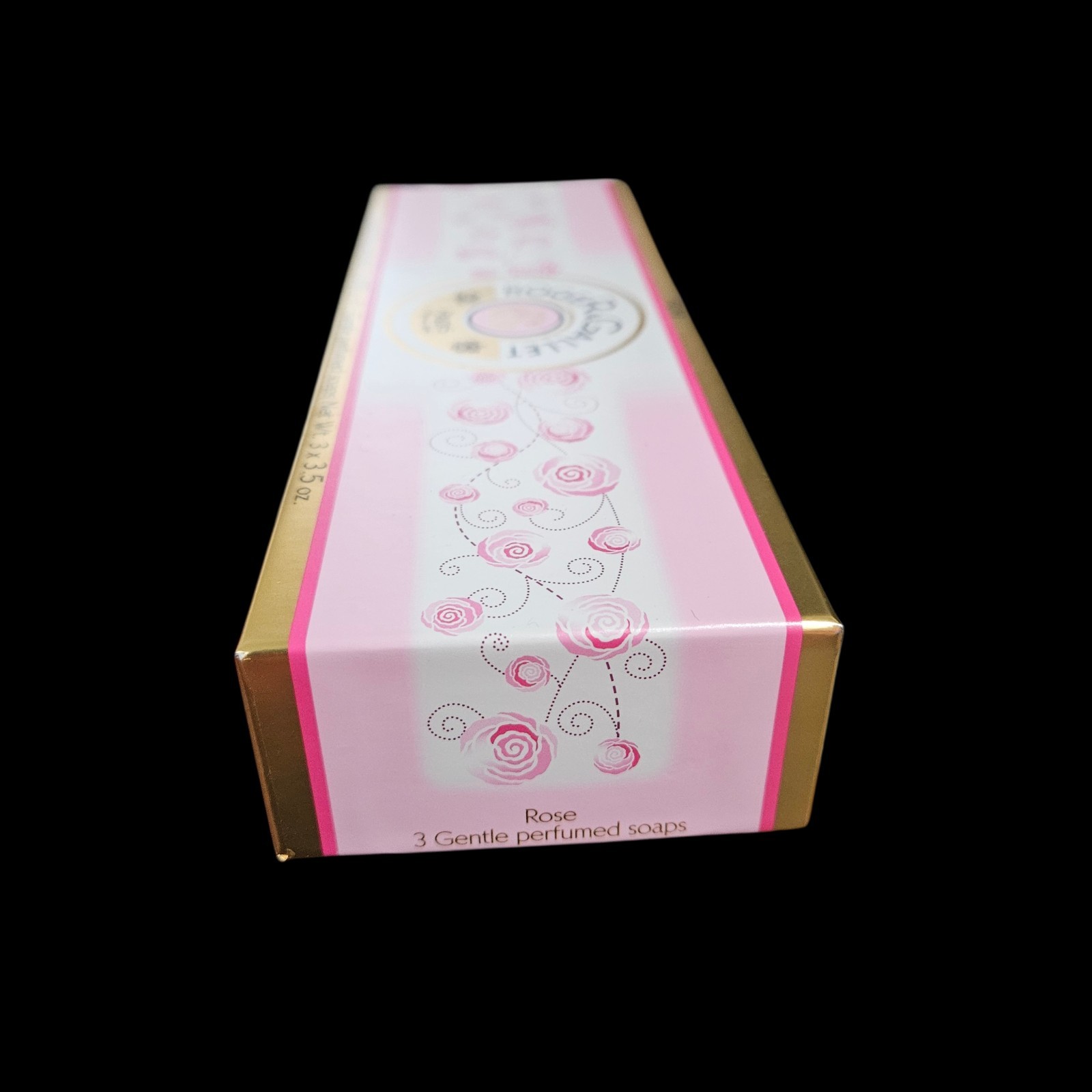 Roger & Gallet Paris Rose Gentle Perfumed Soap Set of 3 (3.5 oz each) New NOS