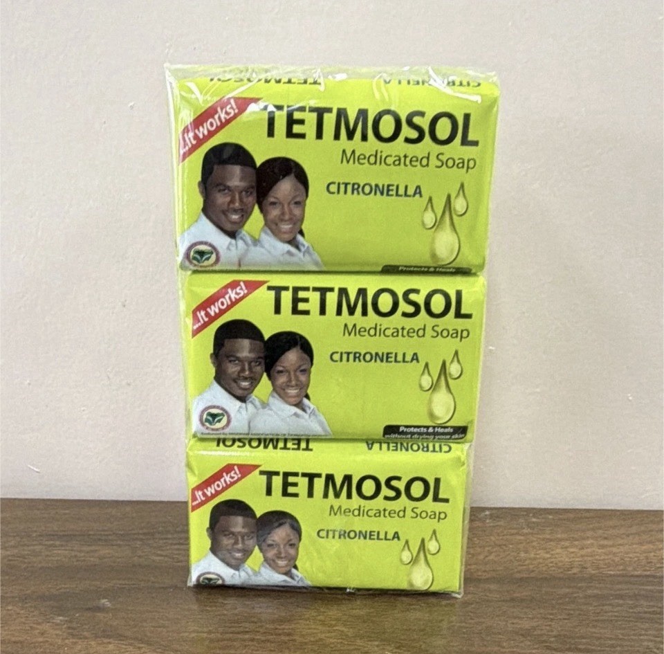 Tetmosol Citronella Medicated Soap Multipack 70g Green Solid Rectangular Bars