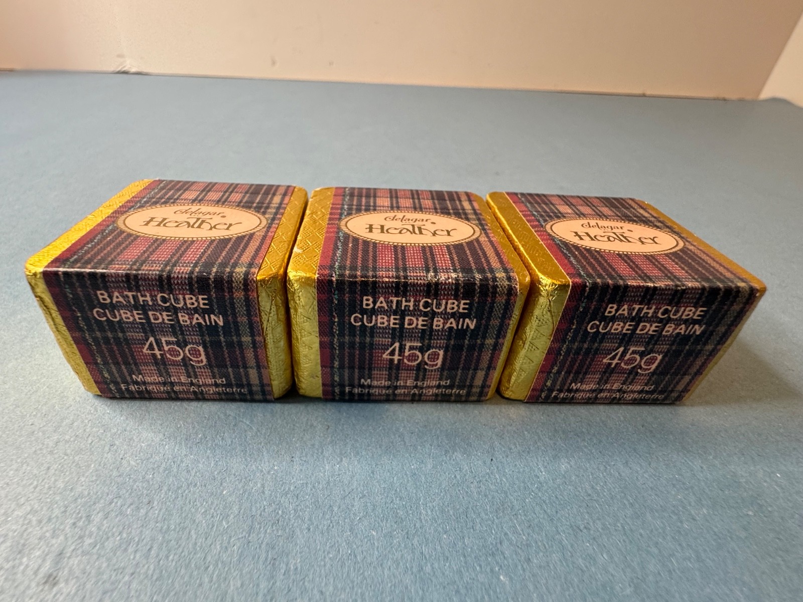 Vintage Delagar Heather 45g Bath Cubes – Made in England