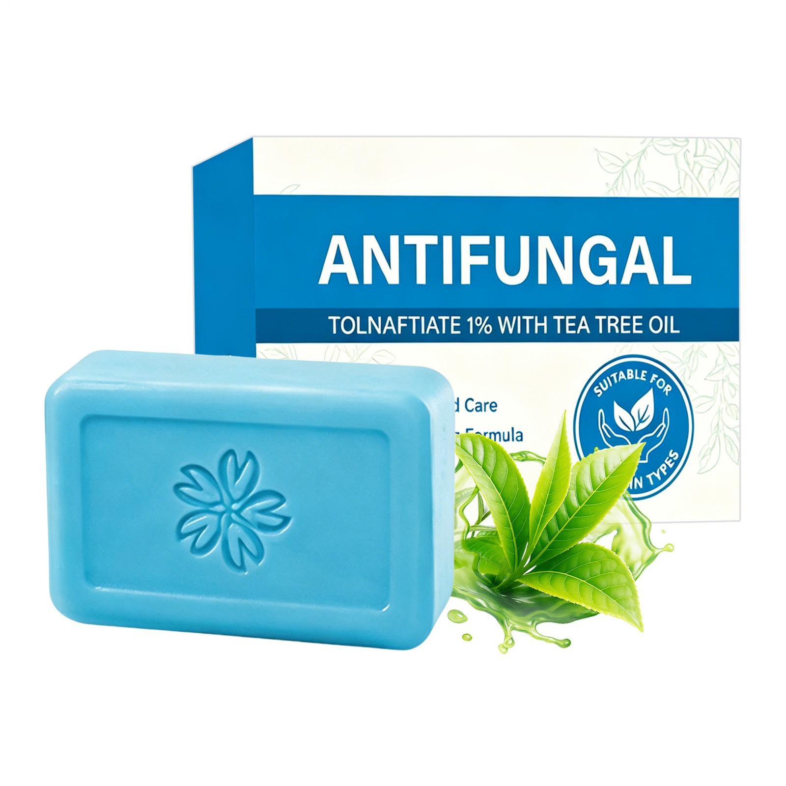Hermon Antifungal Soap with Tea Tree Oil Antifungal Bar Soothing Care
