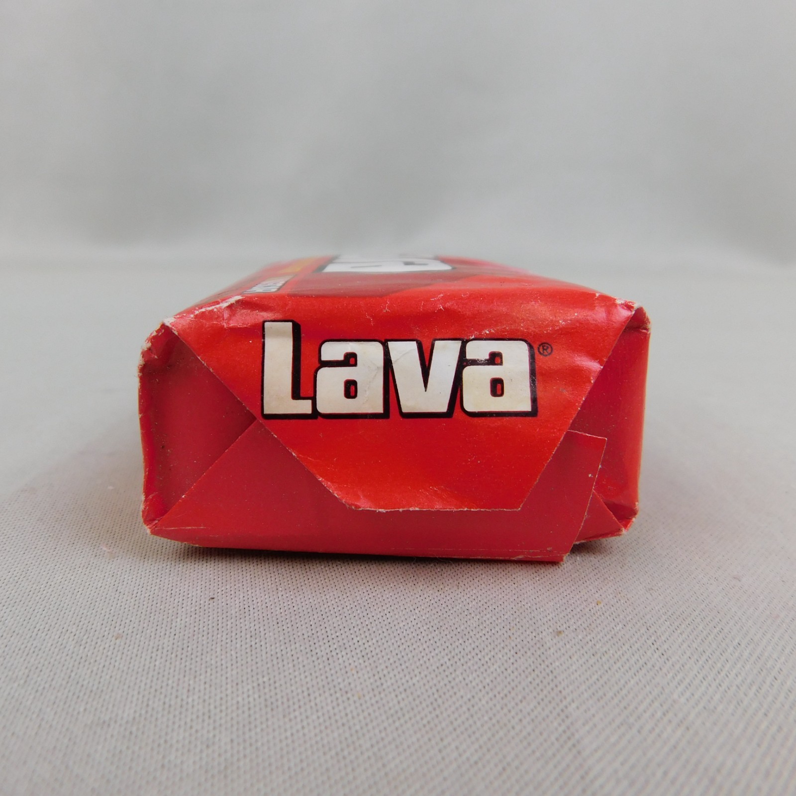 90s NOS Lava Heavy Duty Hand Cleaner 5.75oz Bar Soap Red NASCAR Package #A297