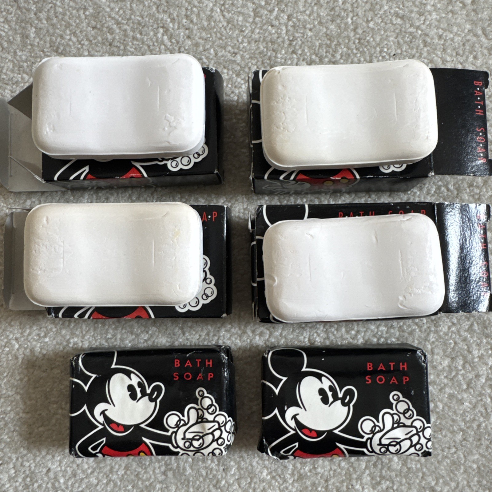 Walt Disney Resorts 6 Bath Soap Bars