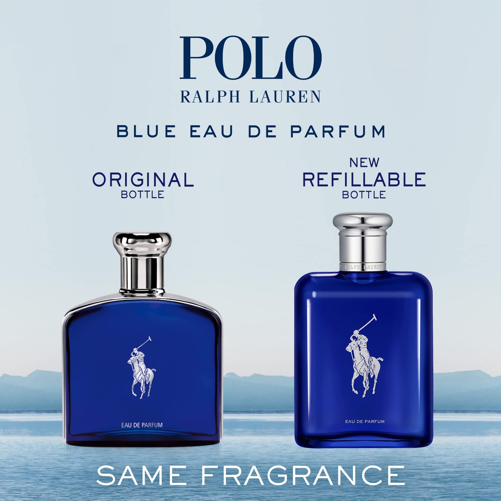 RALPH LAUREN FRAGRANCES Polo Blue – Eau de Parfum – Men’s Cologne – Aquatic & Fr