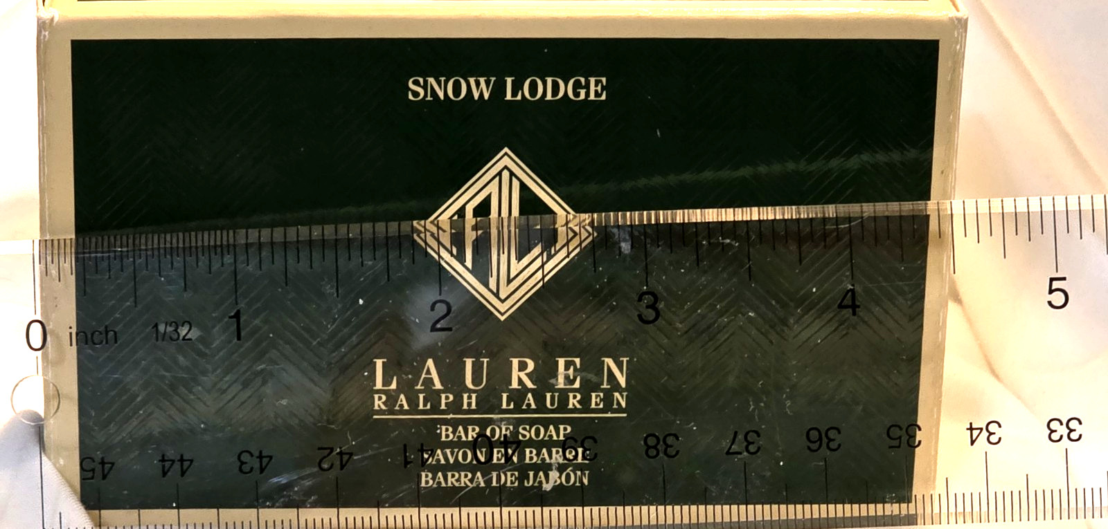 Lauren Ralph Lauren Soap Bar 7 oz Snow Lodge Sealed WITH CHIP see photo With Box