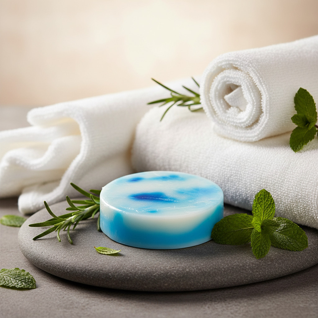 2pk Artisanal Circle Shaped Soaps – Shea Butter – Rosehip – YlangYlang