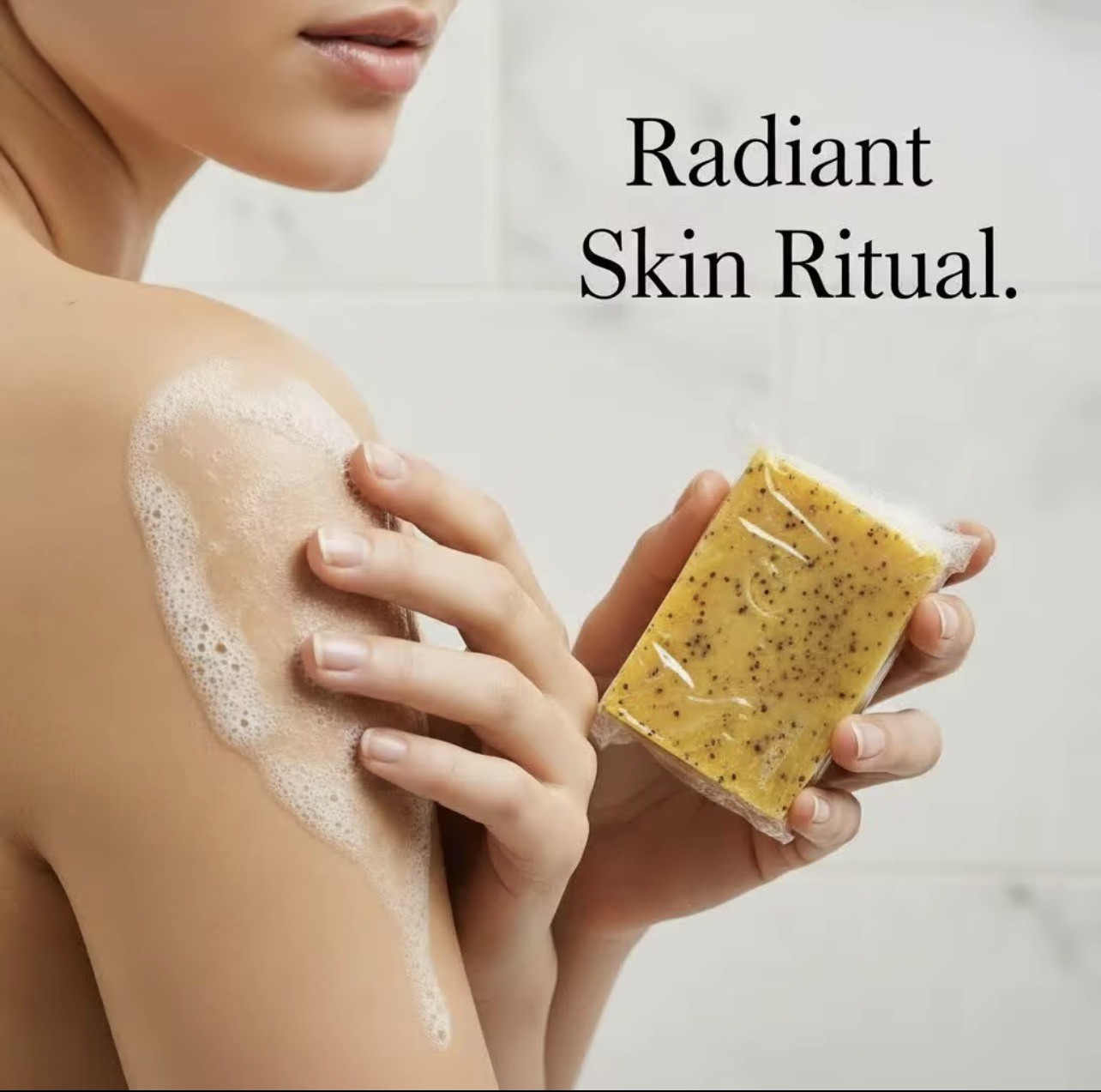 4 Honey turmeric & kojic lemon Body whitening Bar Soap Pattern Unisex for Body