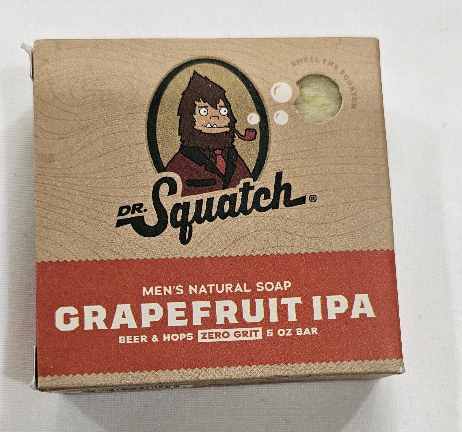 Dr. Squatch グレープフルーツ IPA ビール&ホップ 男性用 手作りバーソープ 5オンス-