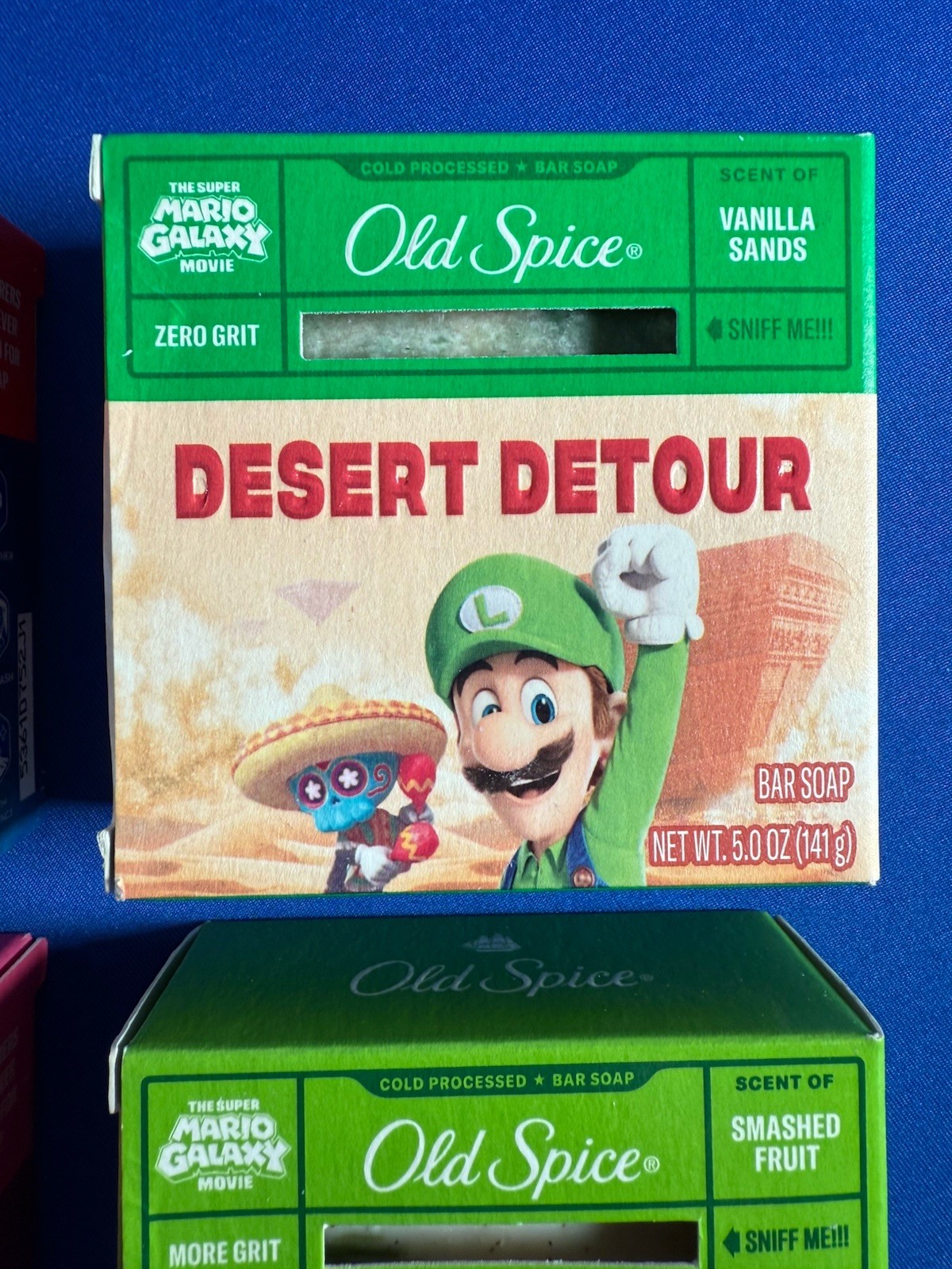 NEW All 4 Old Spice Super Mario Galaxy 5oz Soap Bars Mario, Luigi, Peach & Yoshi