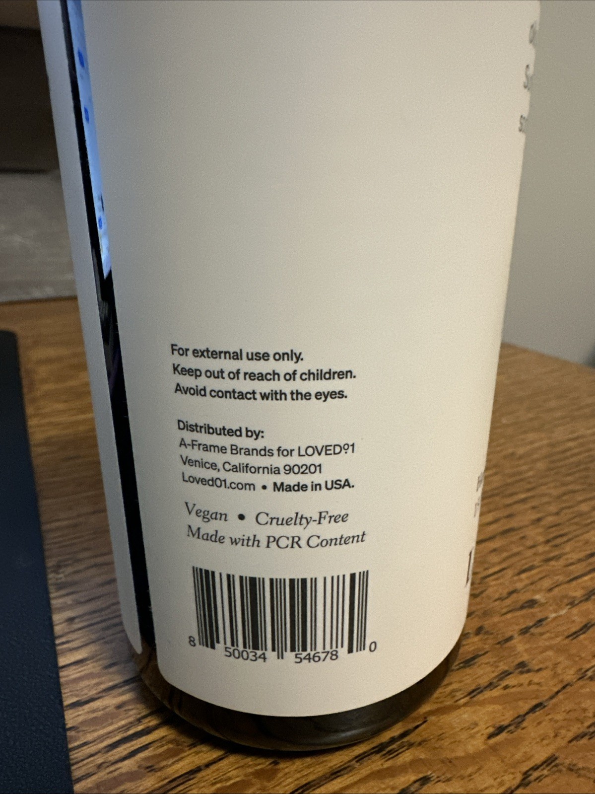 Loved01 Hand & Body Lotion, Roseship and Sea Buckthorn, cruelty-free 15 oz.