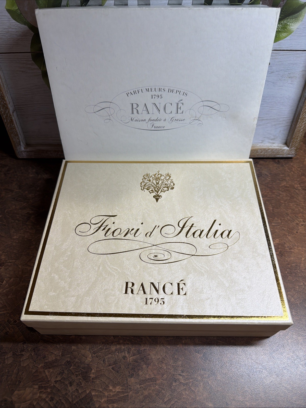 Neiman Marcus Flori D’ Italia Rance Hand Soap 4 Cakes Total WT 23.72oz NIB