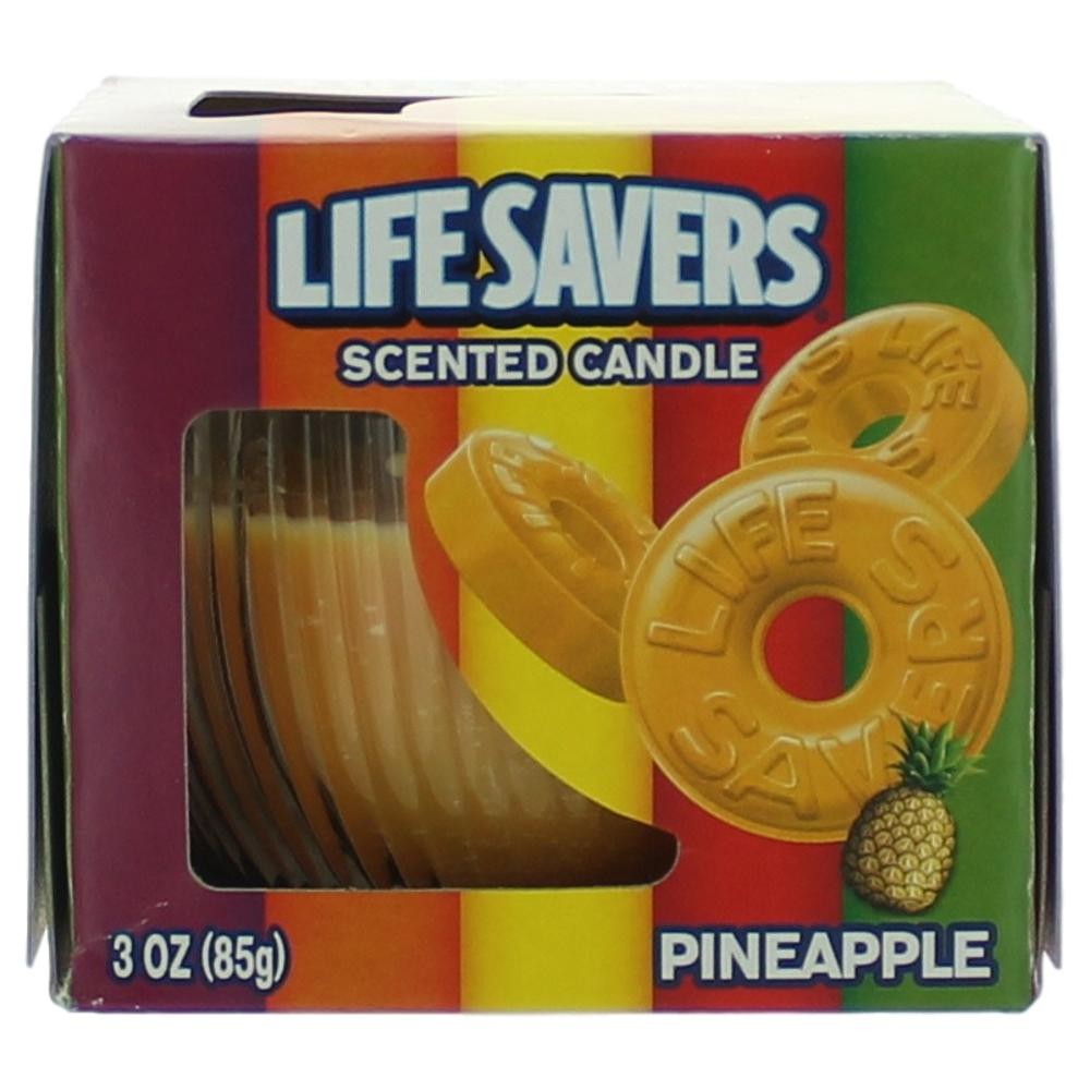 Life Savers Scented Candle 3 oz Jar – Pineapple