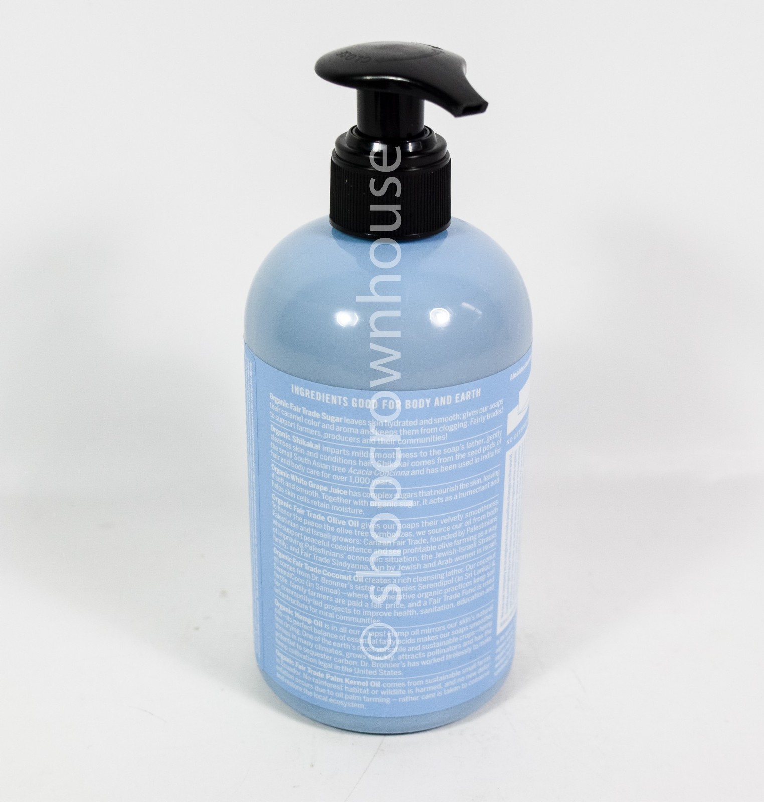 Dr. Bronner’s 4-in-1 Hemp BABY UNSCENTED Pure Castile Soap 12 fl oz organic