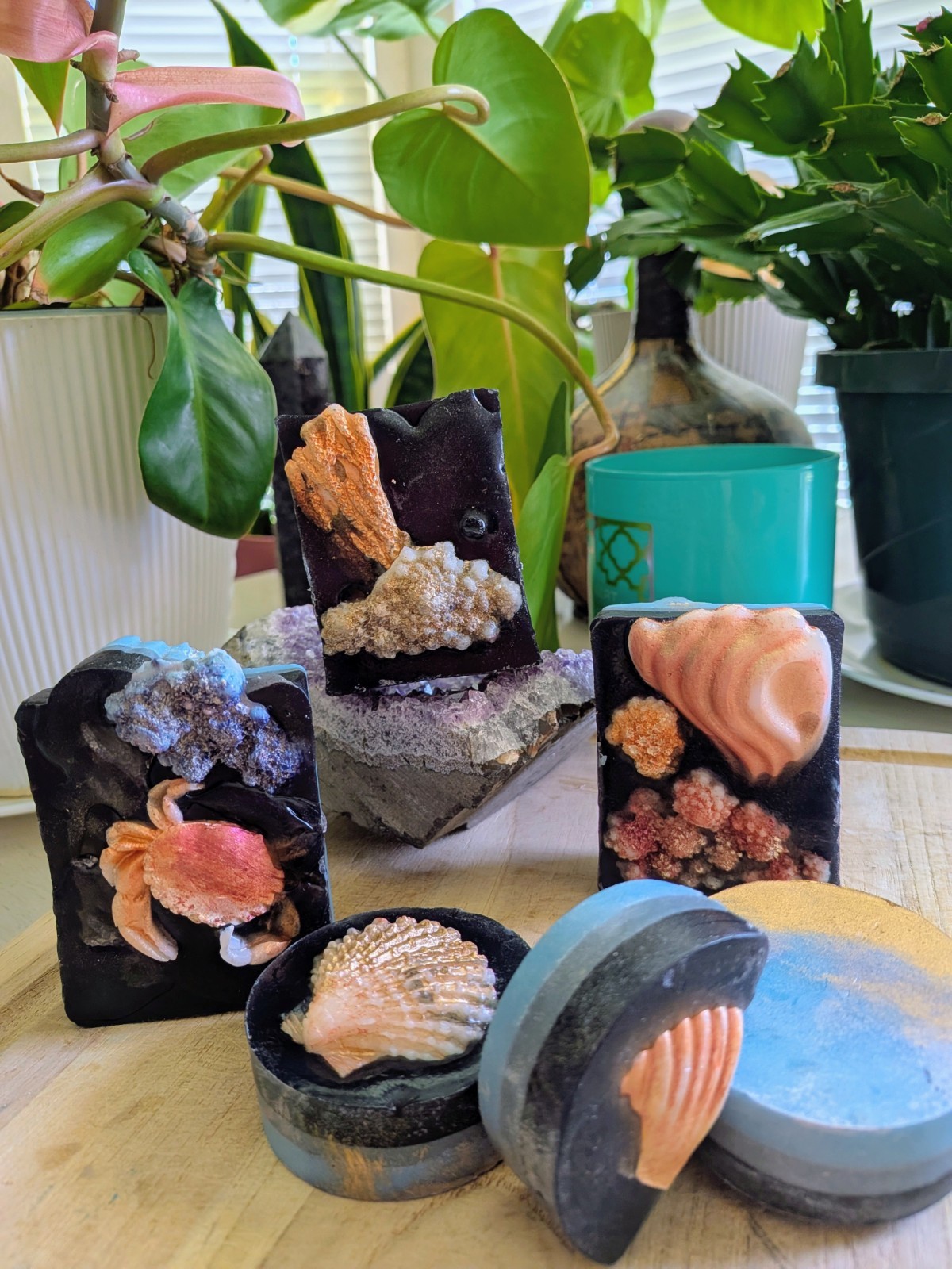 Handmade “Sirens of the Black Sea” Set Luxury Artisanal Soap,Ethereal Art!