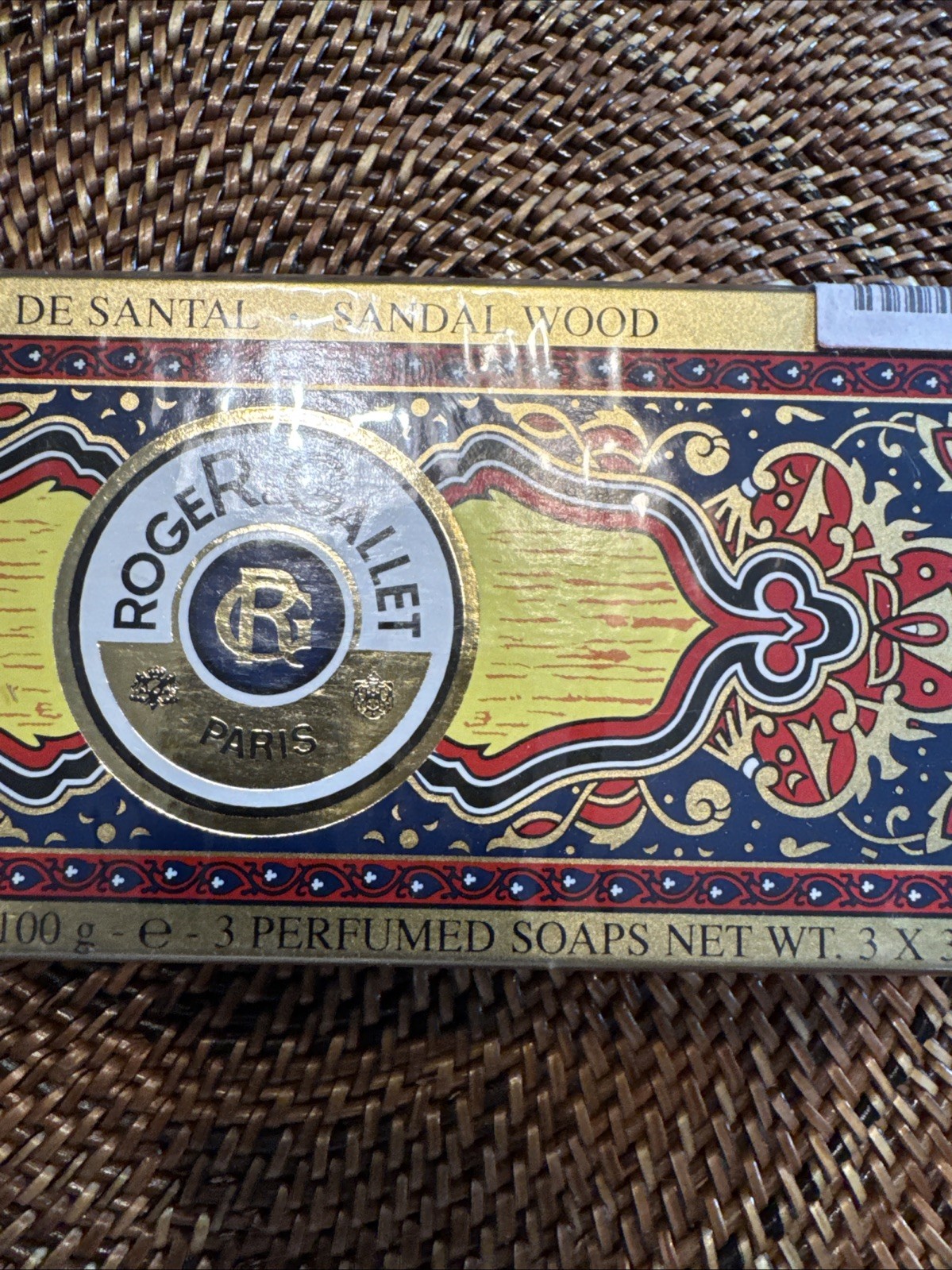 Vintage Paris Roger & Gallet 3 Savons Parfumes 3x100g 3 perfumed Soaps 3×3.5oz