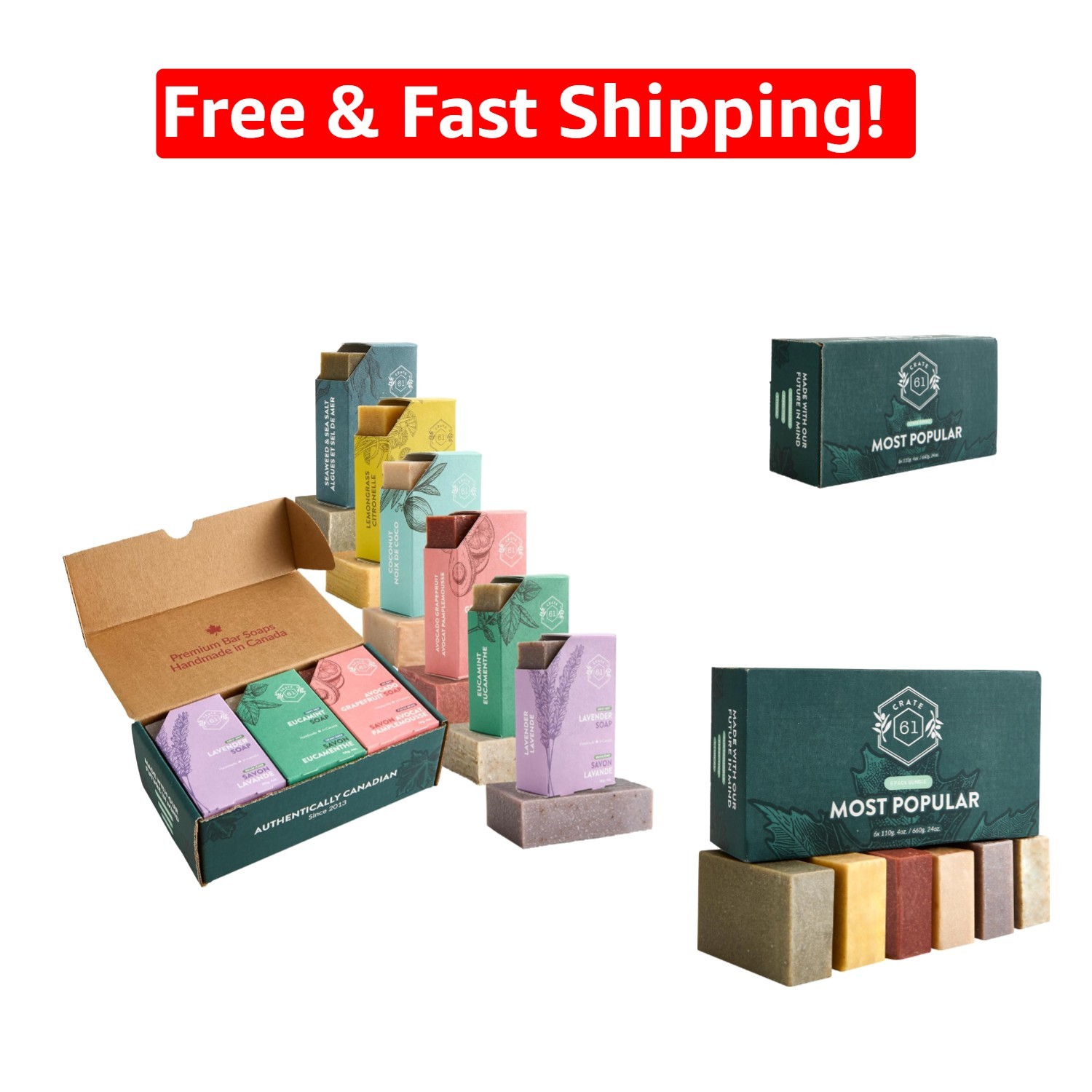 Cold Process Soap – 6 Natural Bars with Essential Oils for Everyday Luxury