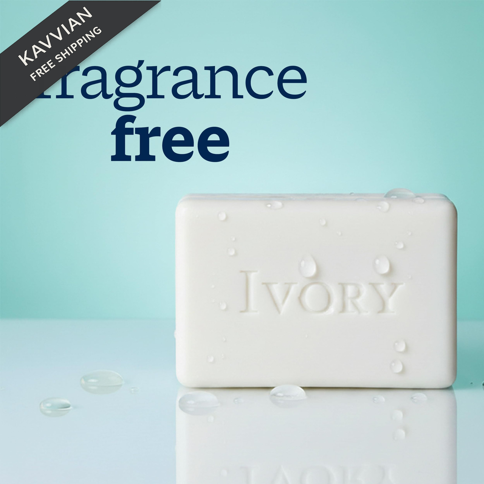 Ivory Sensitive Bar Soap, Designed for Whole 3.17 Ounce (Pack of 10), White