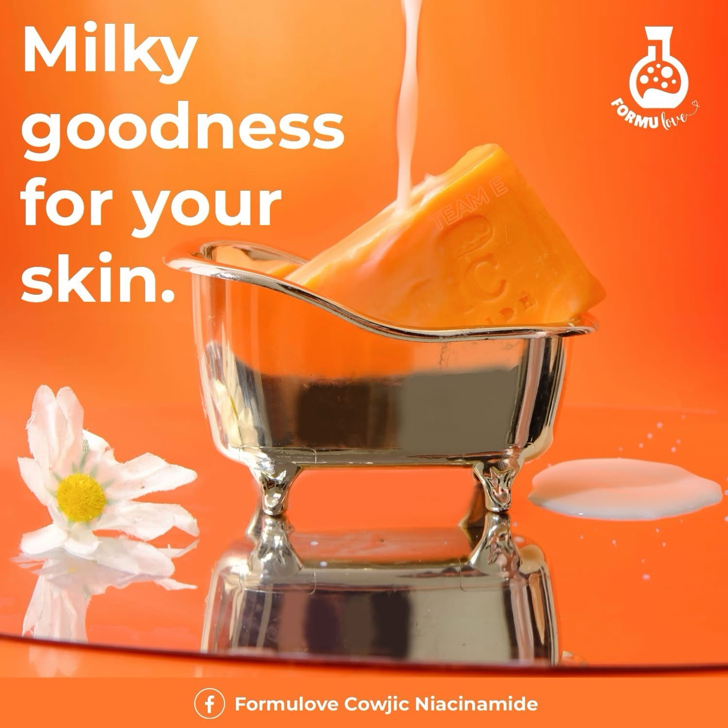 Formulove Cowjic Niacinamide Soap 4 Bars