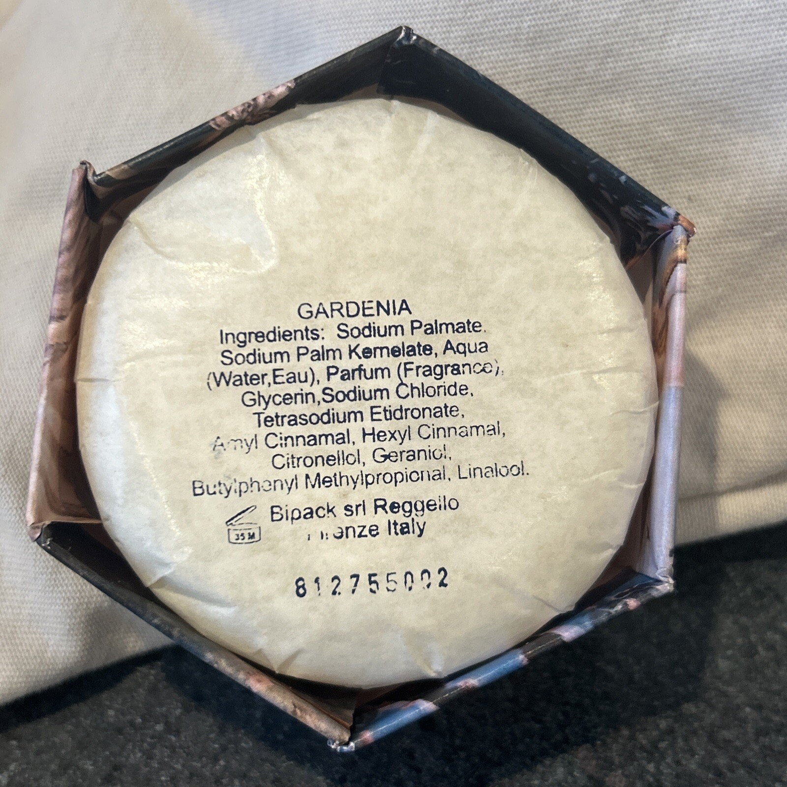Fine Gardenia ITALIAN SOAP 100g 3.5oz sapone savon New With Box MADE IN ITALY