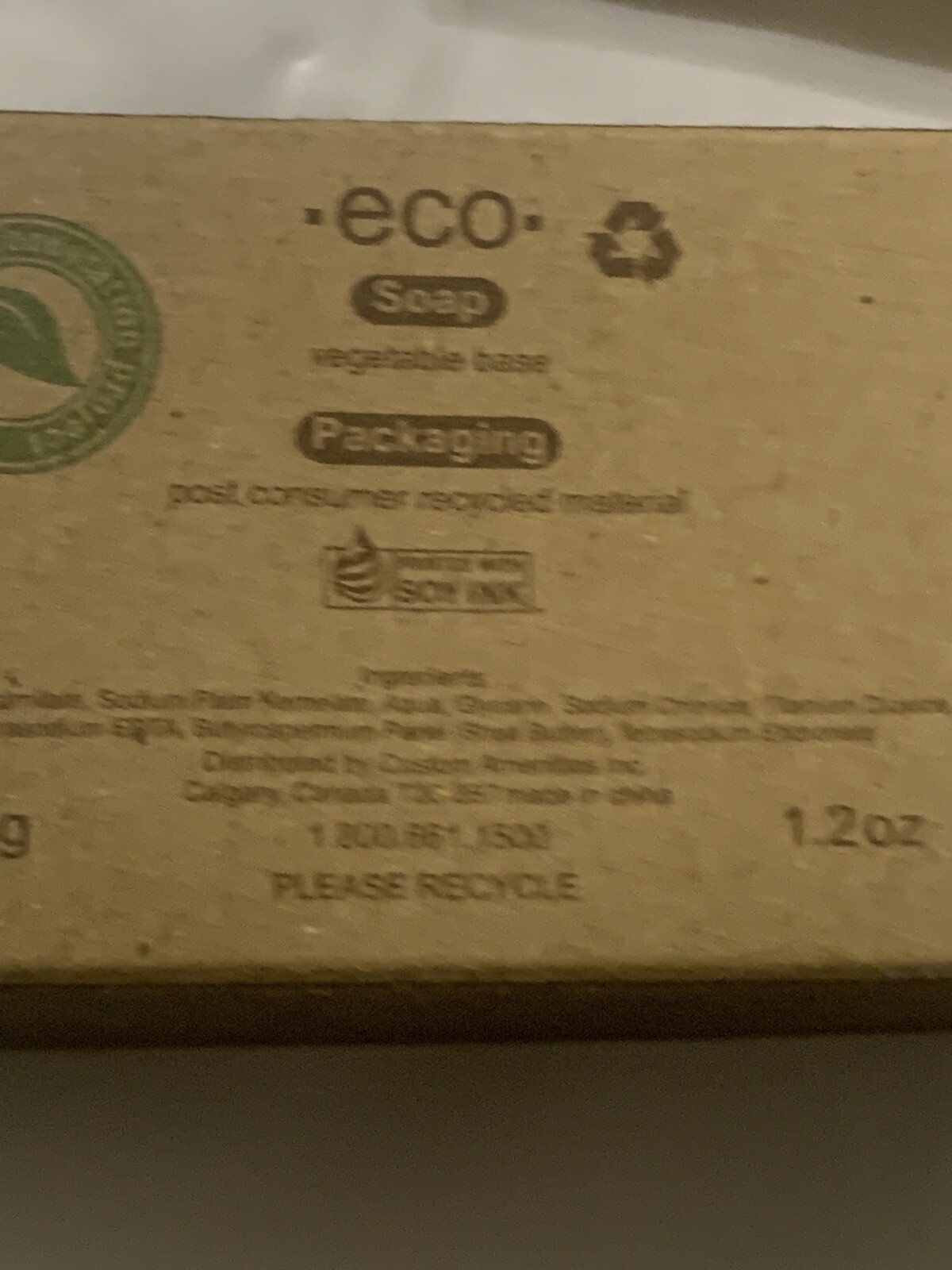 Shea Butter Body Bar 1.2oz Lot Of 4 New In Box ECo organic clean GREEN MOISTER