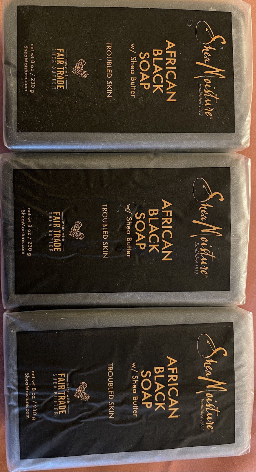 3bars-Shea Moisture African Black Soap Acne Prone Face & Body Bar