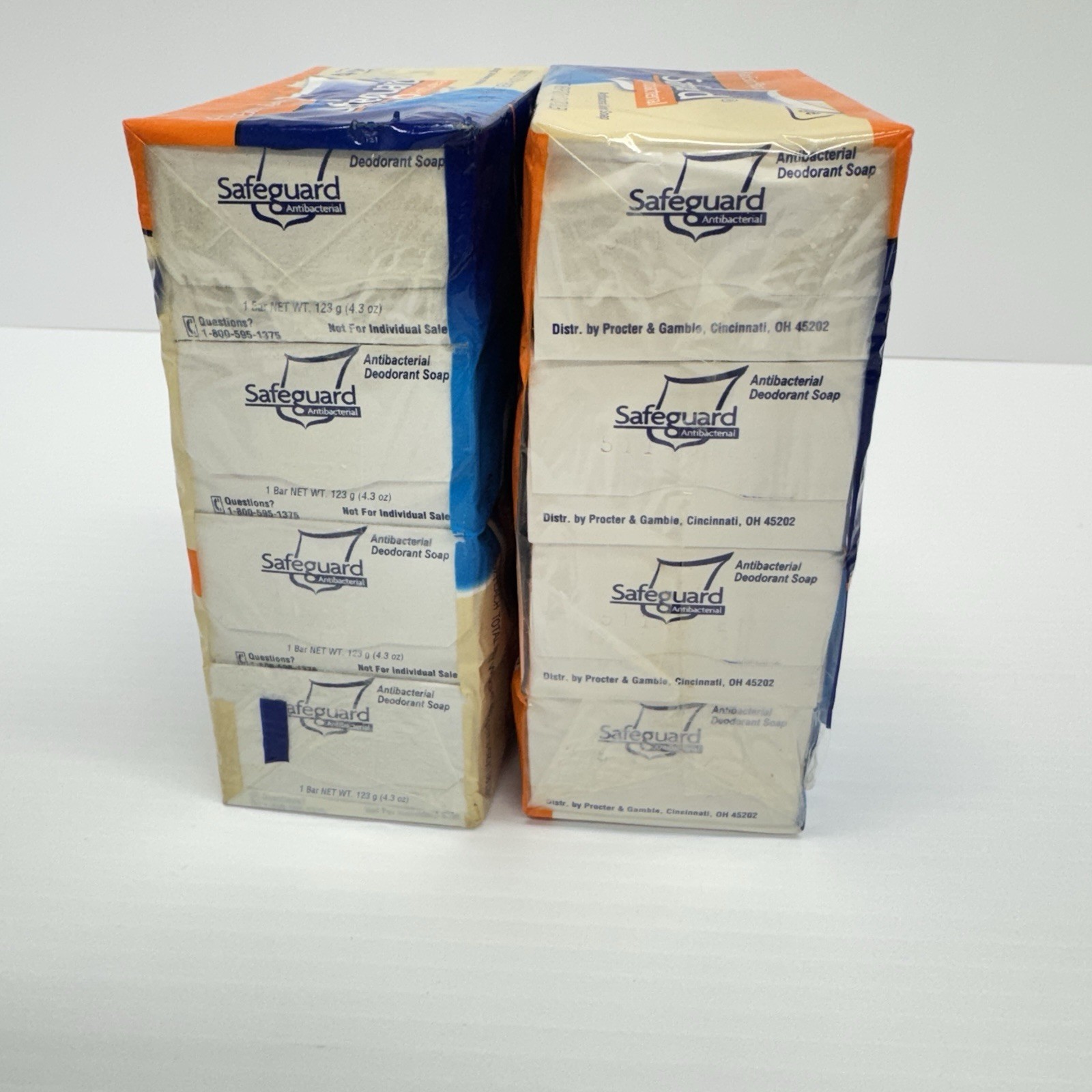 2 Packs Safeguard 4 Bar Extra Pack Soap Beige Sealed NIP 8 Bars