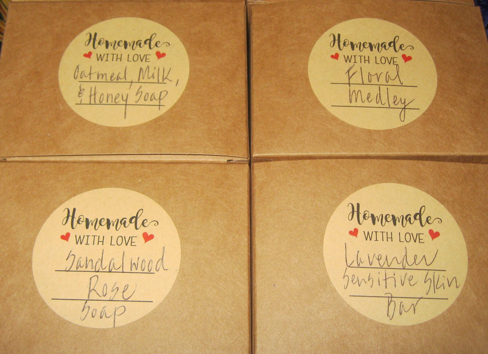 8 All-Natural Deluxe Handmade Soap Bars, 4.5 oz. ea. – NEW! Nice Gift!