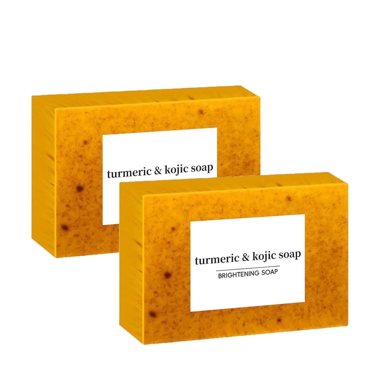Lemon Turmeric Soap Tablets, Lemon Turmeric Kojic Acid Soap for Dark Spots, Faci