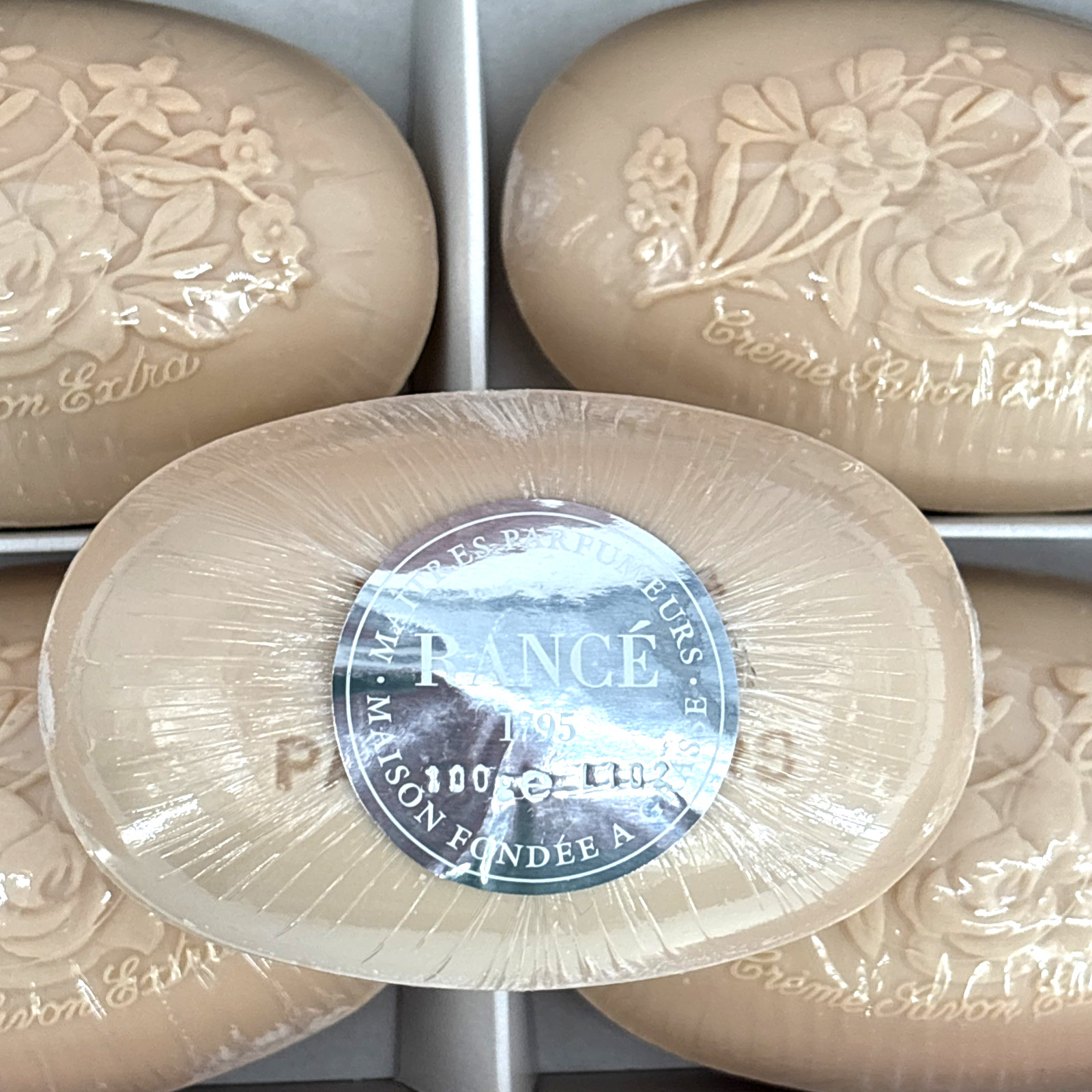 Rance 1795 Creme Savon Extra Tuberose Bar Soap Set of 6 Bars (3.5oz) Italy NIB