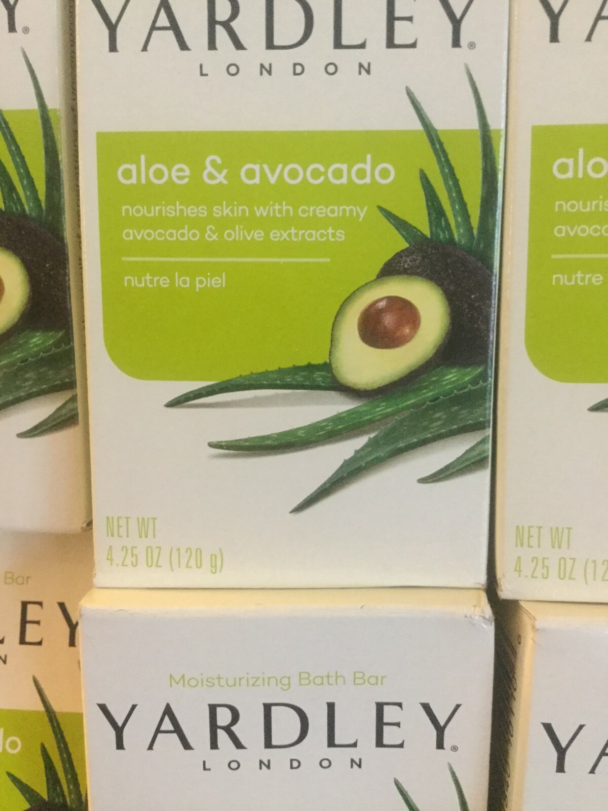 YARDLEY LONDON ALOE & AVOCADO BAR SOAP 4.25 OZ – LOT OF 6 BRAND NEW