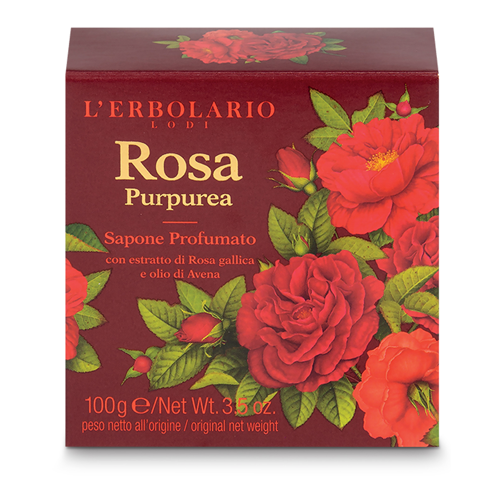 Perfumed Soap – Purple Rose by LErbolario for Unisex – 3.5 oz Soap