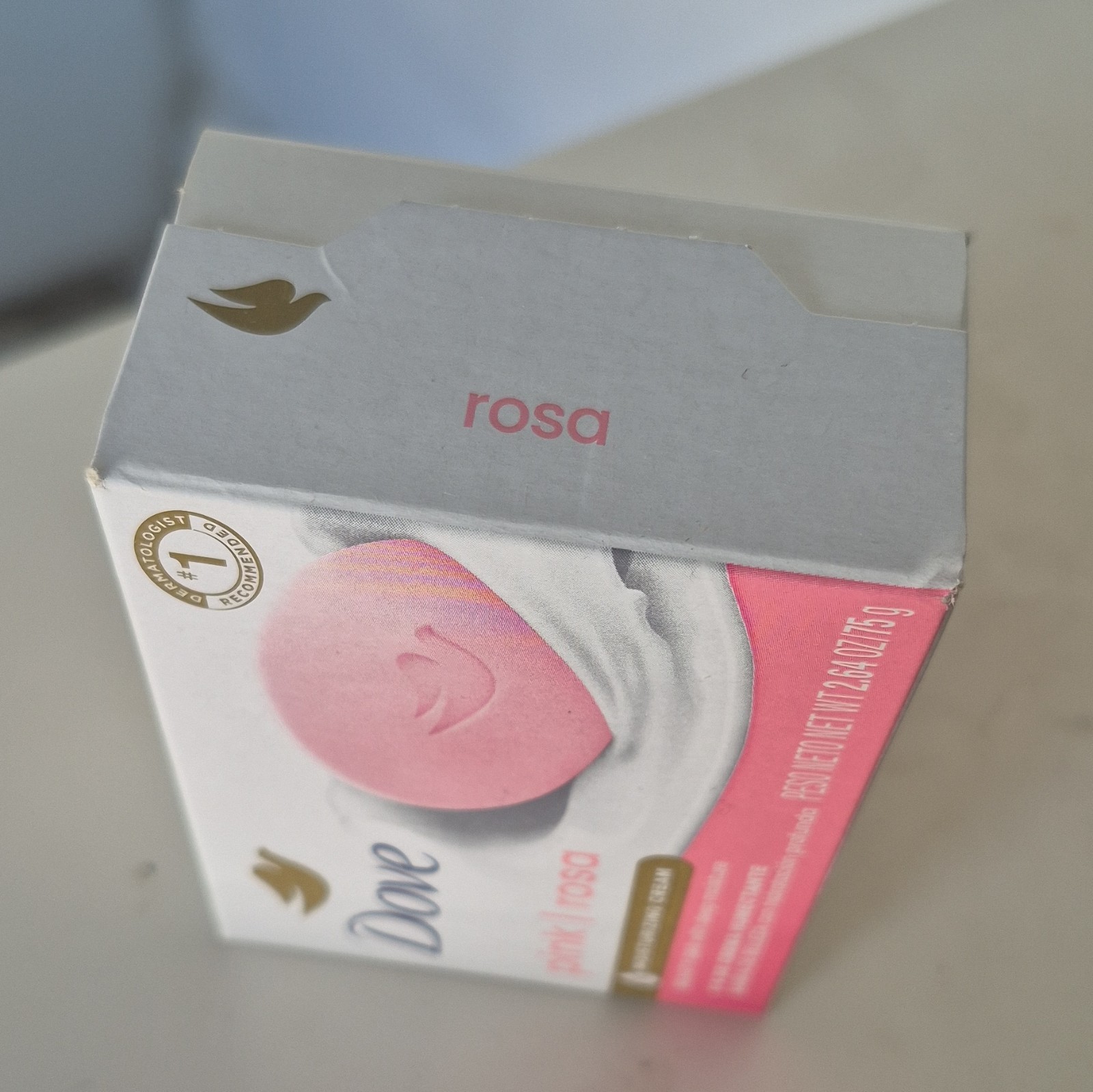 Dove Beauty Bar Moisturizing Rose Scent Pink Travel Size Soap 2.64 oz