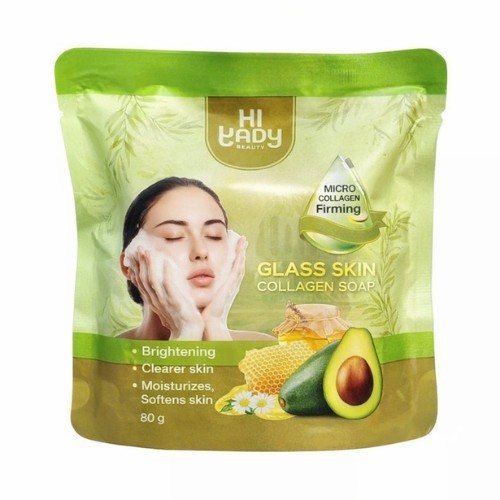 2pcs HIYADY Beauty Glass Skin Collagen Soap 80g For each